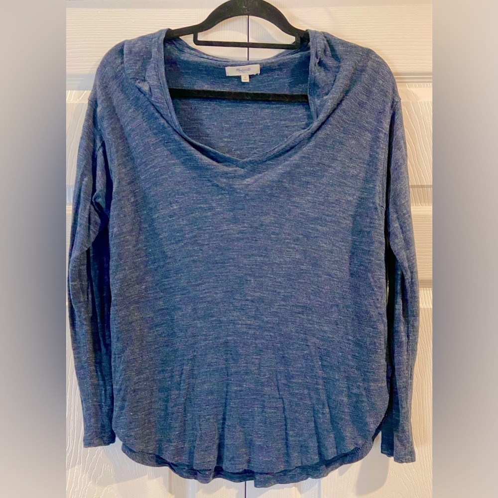 Madewell long sleeve v neck tee